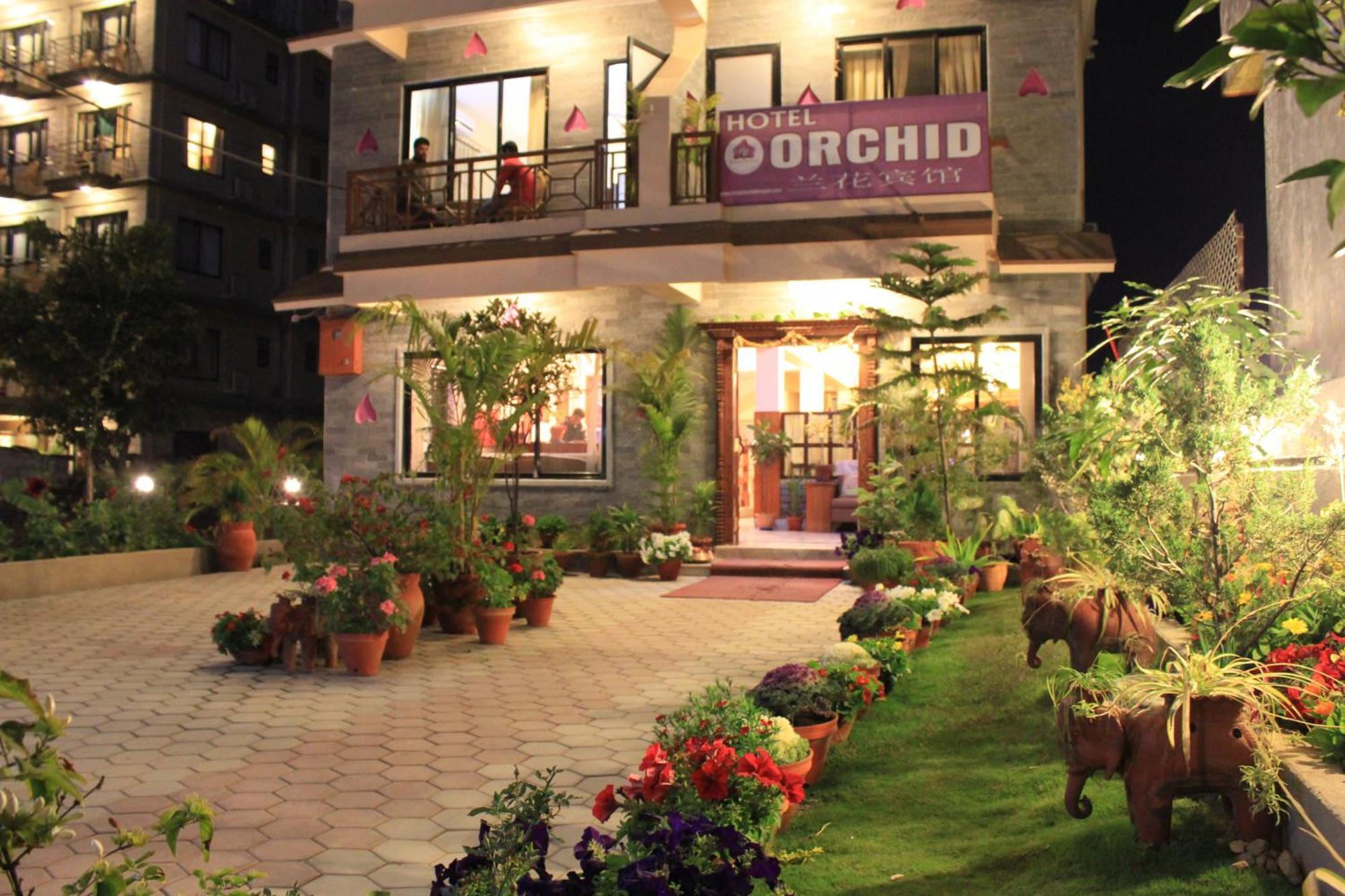 Hotel Orchid Покхара Экстерьер фото